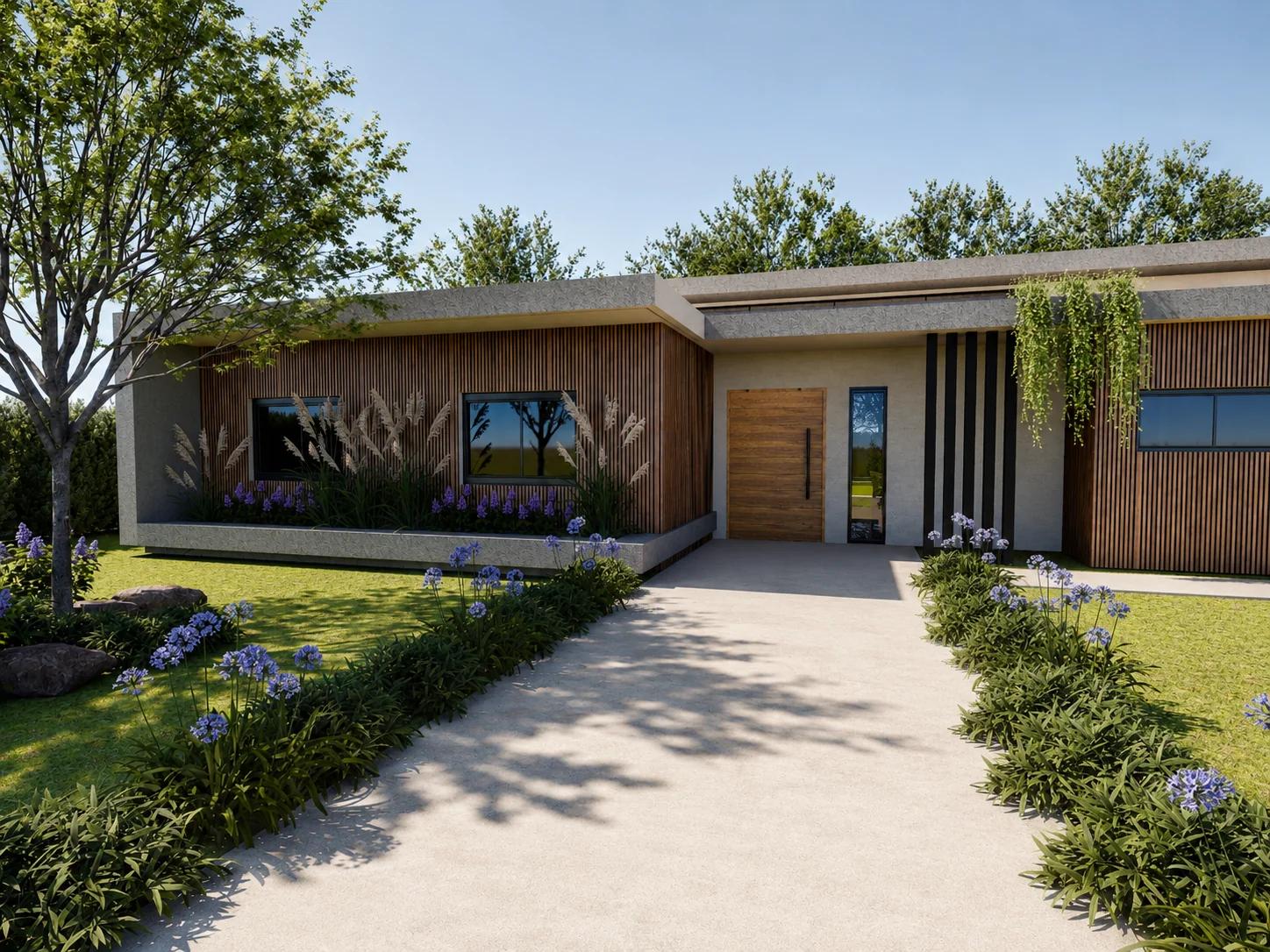 Casa Monte: Arquitectura Horizontal y Confort Integrado para Habitar el Paisaje