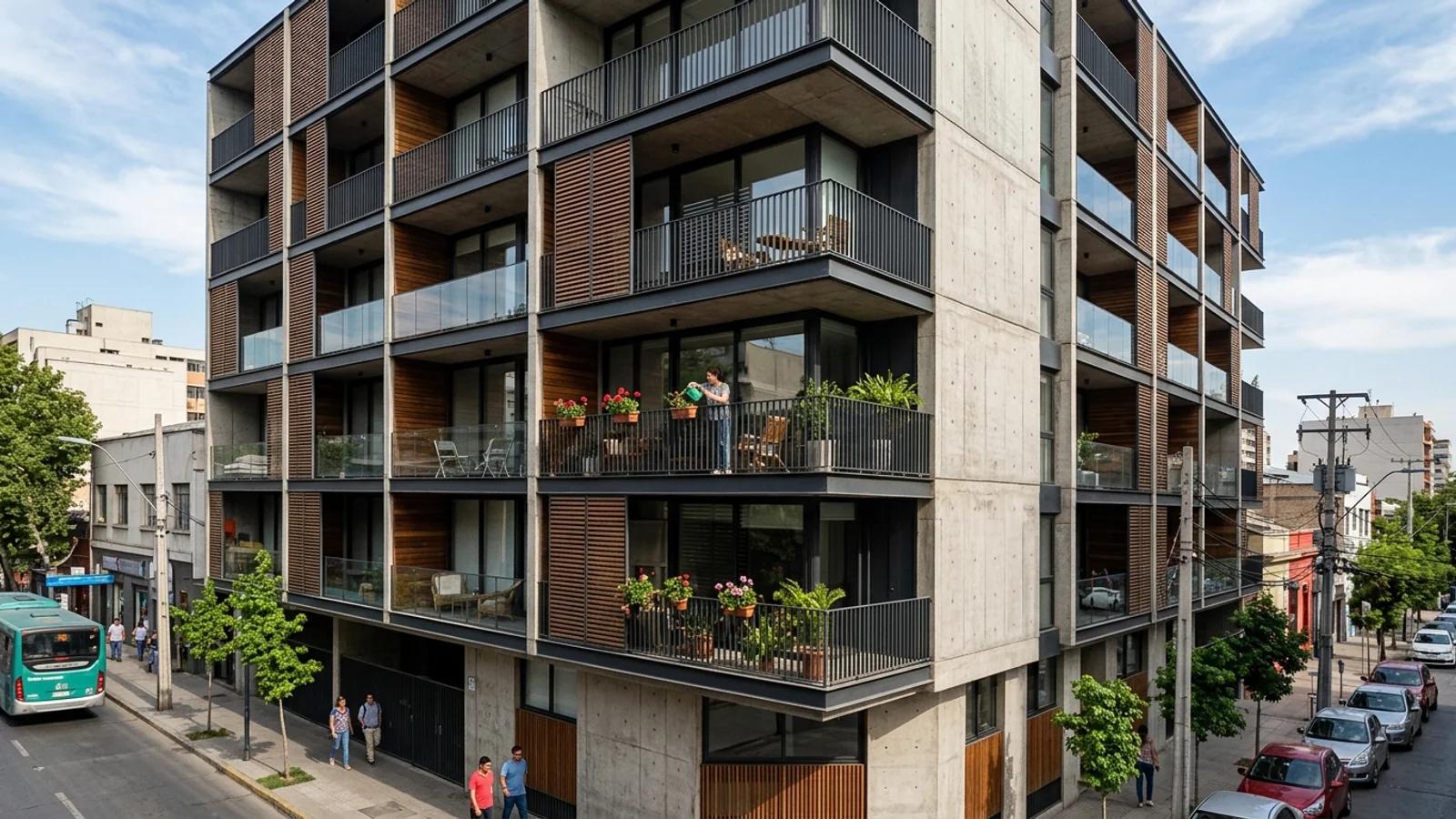 Balcones Integrados: La Identidad Sutil de la Vivienda Colectiva Contemporánea