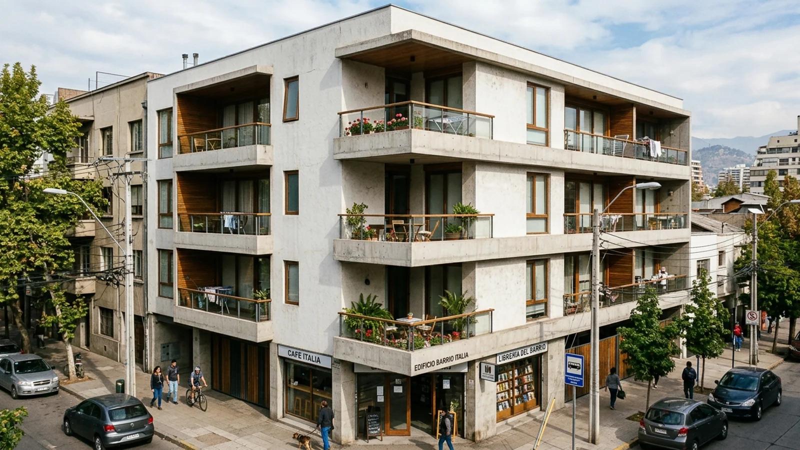 Fachadas con Sombra Útil: Clave en la Escala Barrial de Edificios Residenciales Compactos