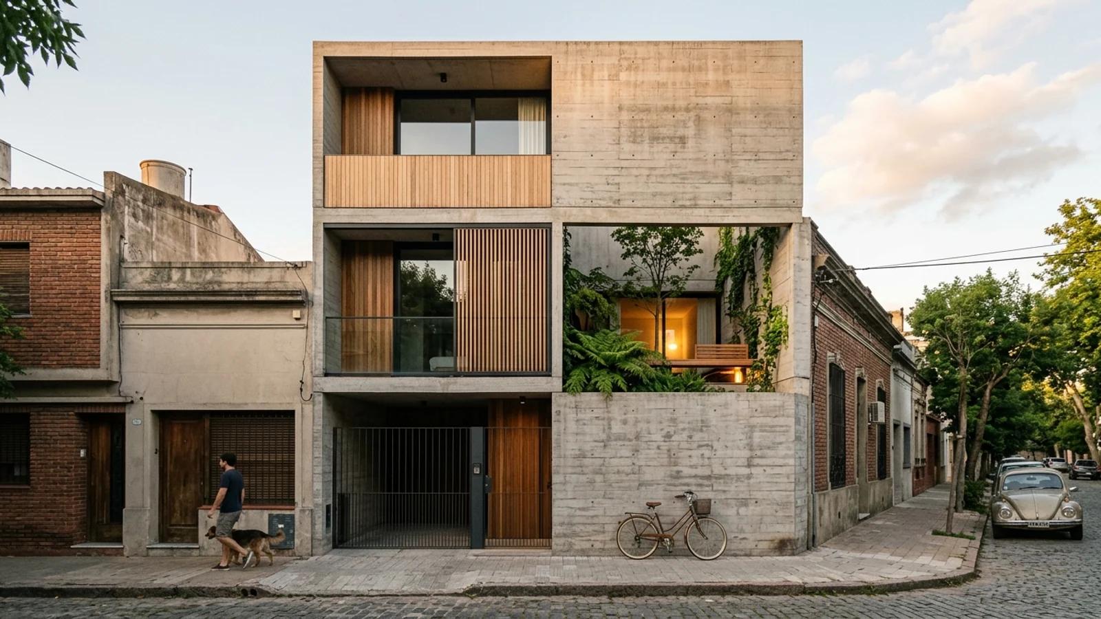 La Tensión Entre la Calle y la Expansión en Viviendas Urbanas Contemporáneas