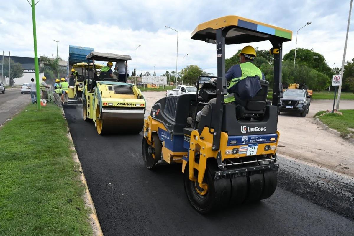 Buenos Aires reemplaza asfalto por losas de hormigón en corredores clave del futuro TramBus