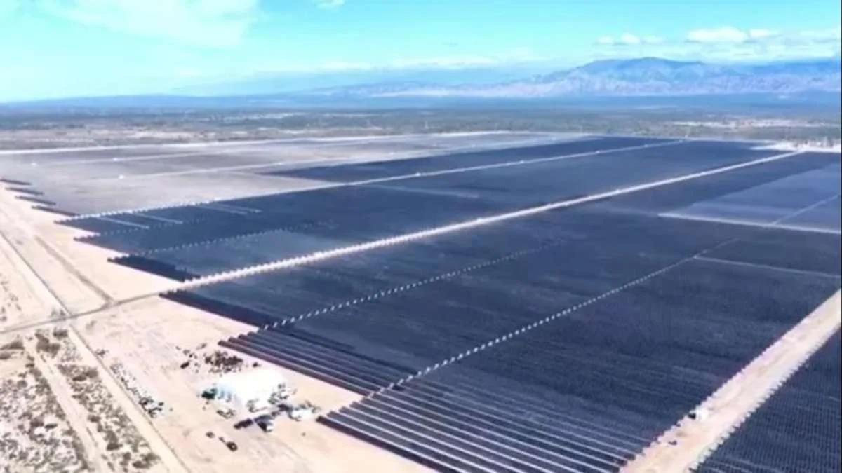 El parque solar más grande de Argentina comienza operaciones en Las Heras, Mendoza