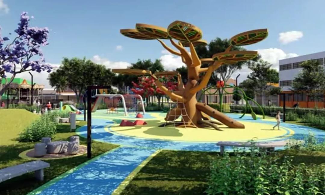 Ituzaingó: avanza la remodelación integral de la plaza 20 de Febrero con finalización prevista para abril de 2027