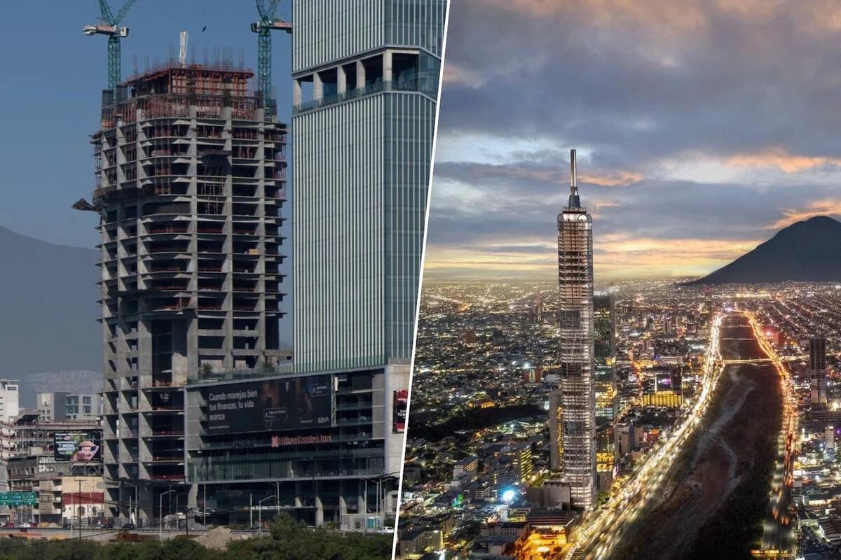 Torre Rise en Monterrey: avanza la construcción del edificio más alto de América Latina con 484 metros