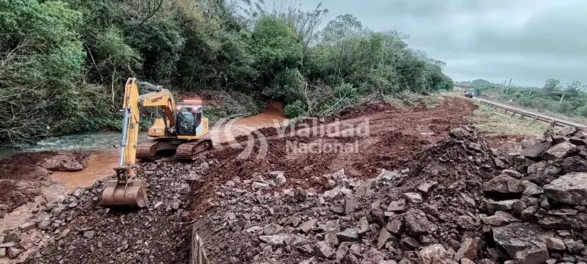 Vialidad Nacional posterga a jueves el corte en la Ruta 14 sobre el arroyo Pindapoy Grande