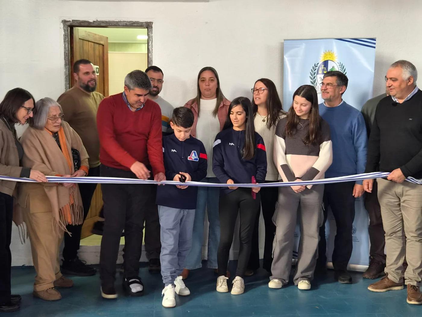 Inauguración de Obra Social en el Albion Basketball Club de Pan de Azúcar
