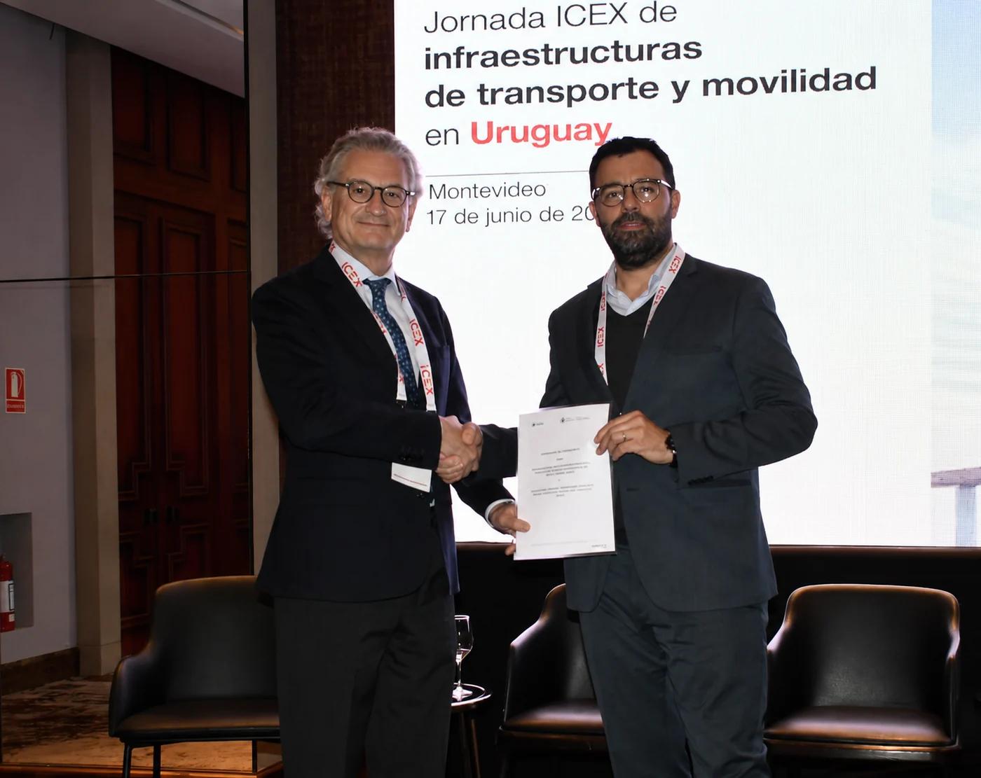 Uruguay y España firman convenio para impulsar el desarrollo ferroviario