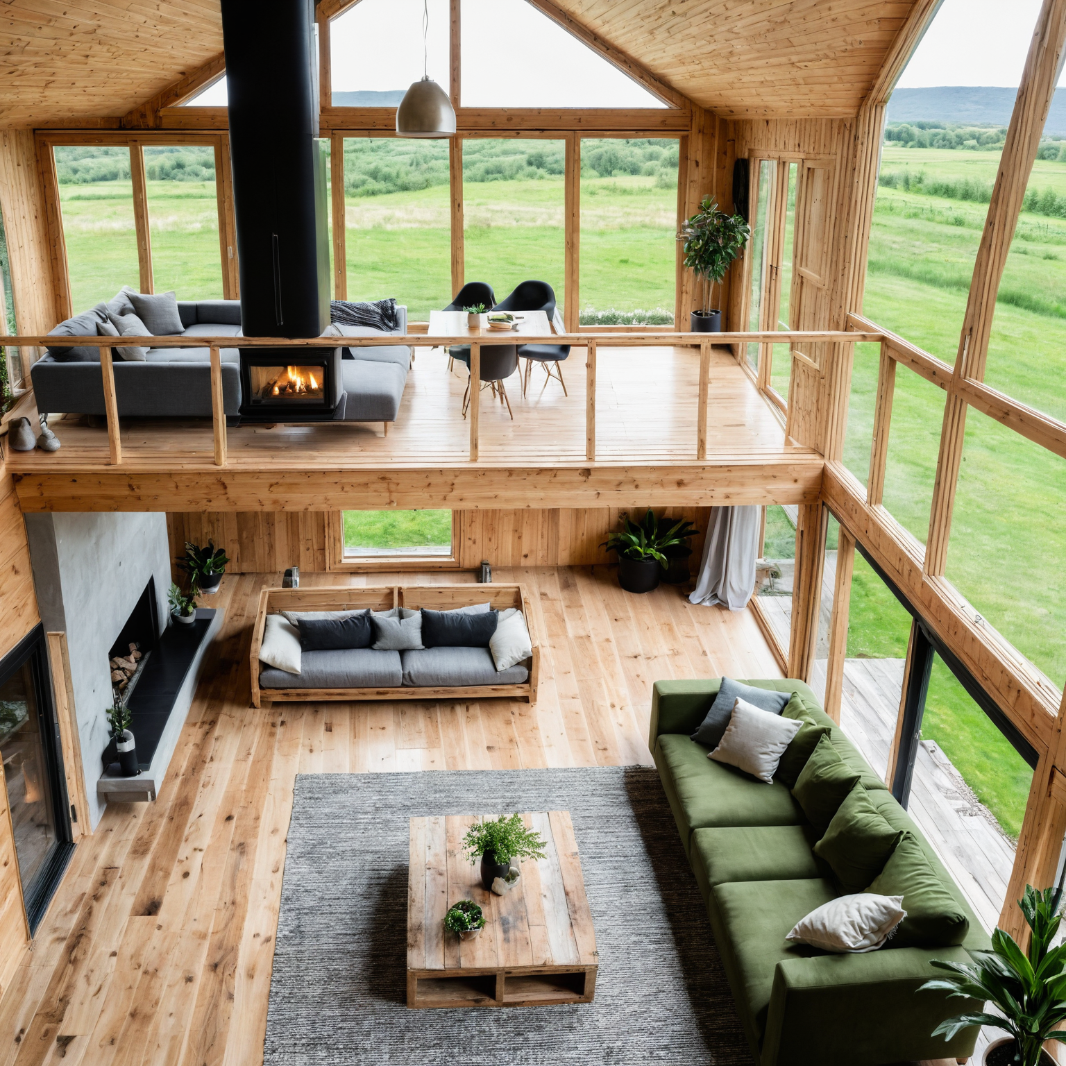 Innovación en Diseño de Interiores para Casas Prefabricadas de Madera