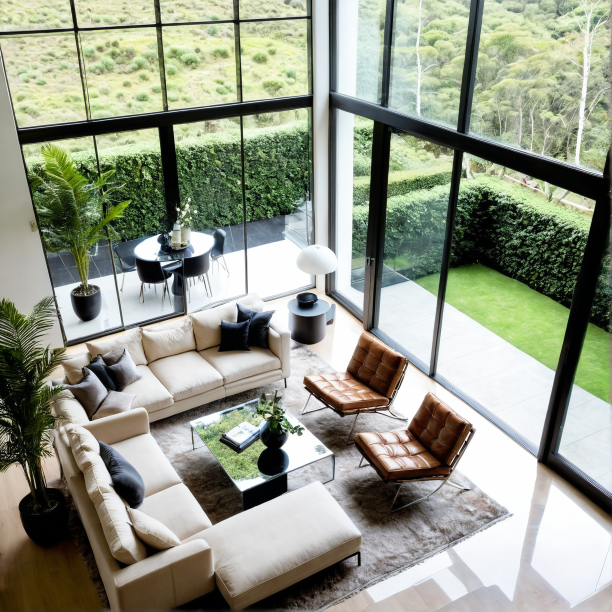 Reflejos de Espacio: El Poder del Vidrio y los Espejos en el Interiorismo Moderno