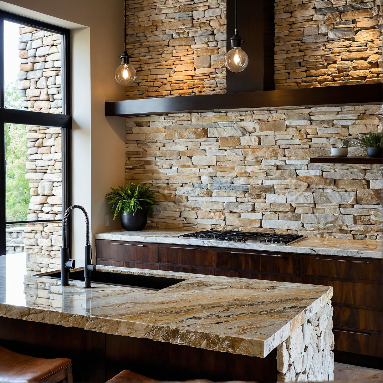 La Piedra como Elemento Fundamental en la Decoración de Interiores