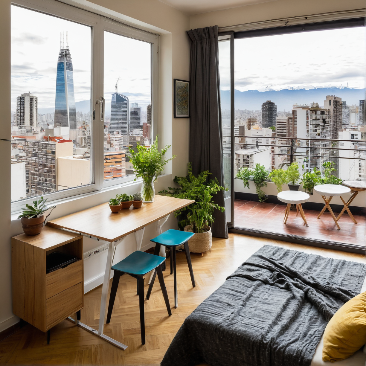 Optimización de Espacios en Departamentos Tipo Estudio: Una Necesidad Urbana