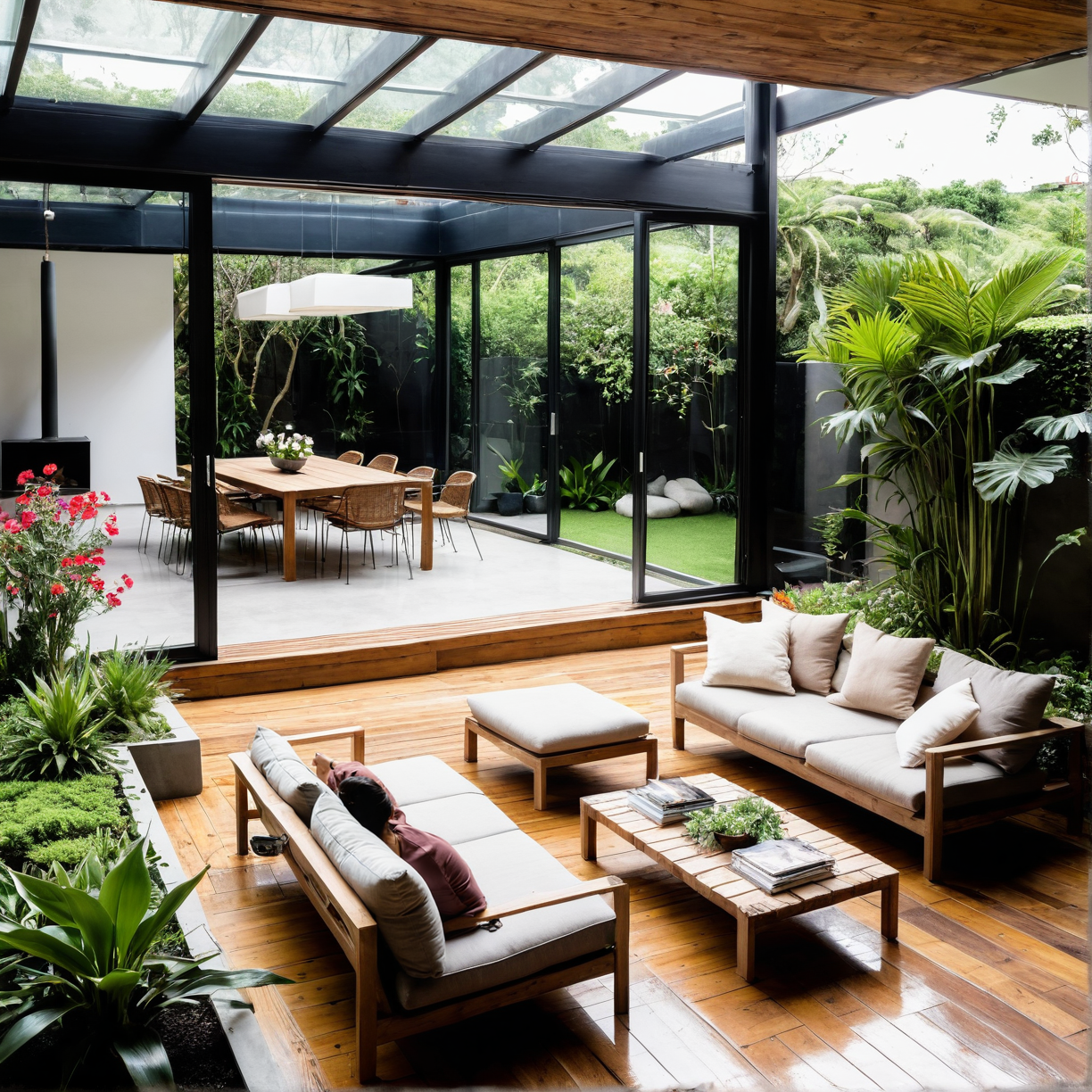 Conectando Horizontes: La Sinergia entre Espacios Interiores y Exteriores en la Arquitectura Contemporánea