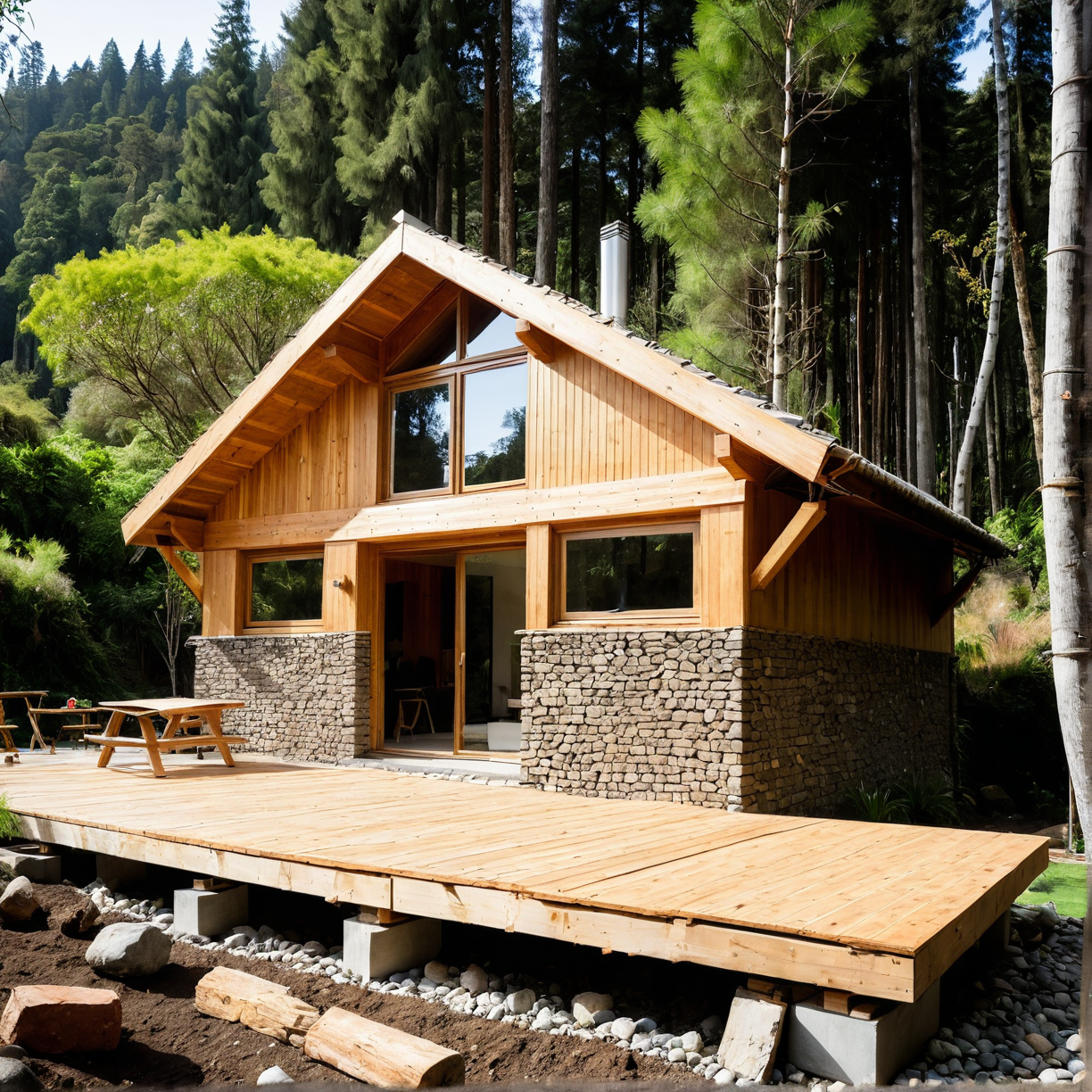 Construcción Sostenible: Potenciando Hogares con Materiales Locales