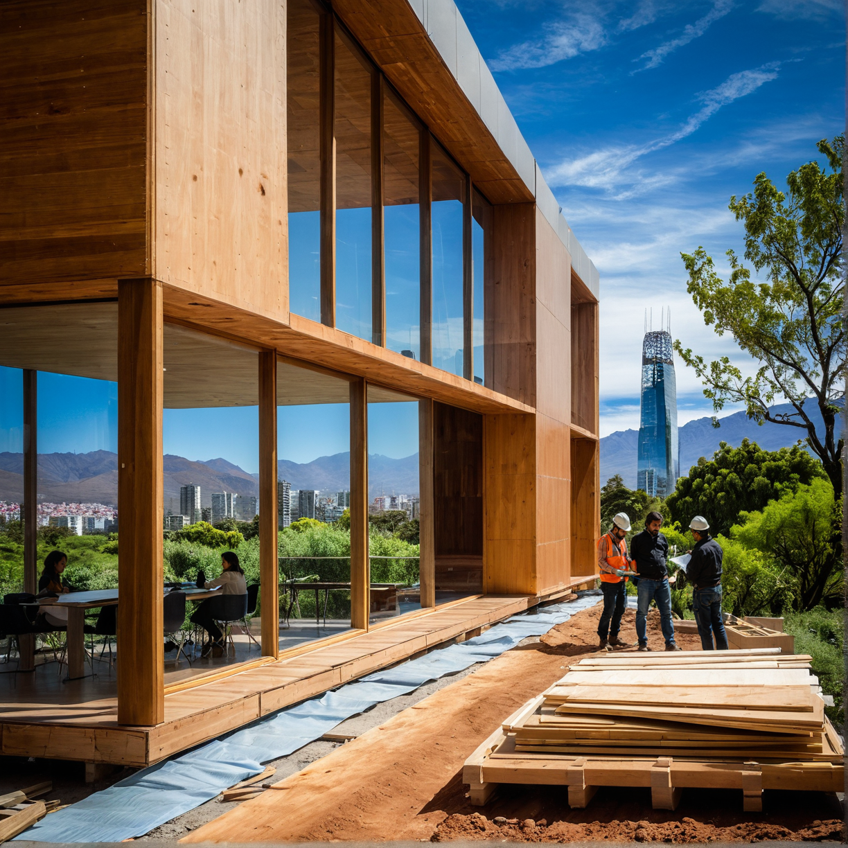 Madera Laminada: El Futuro Sostenible de la Arquitectura Chilena
