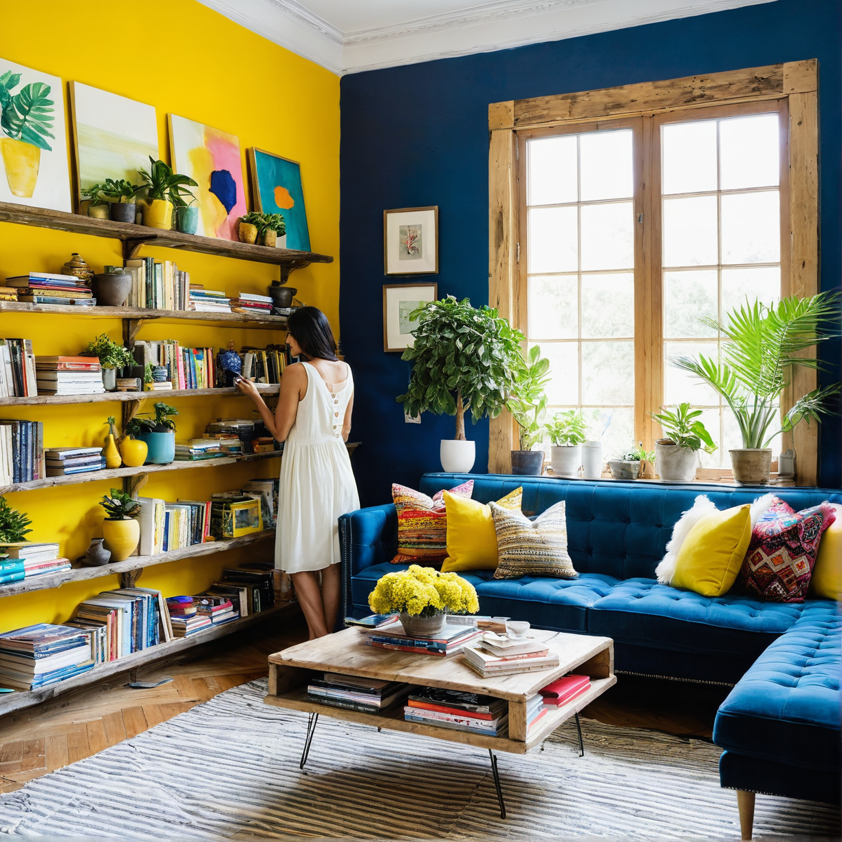 Interiores que Inspiran: La Nueva Tendencia de Colores Vibrantes en el Diseño de Espacios