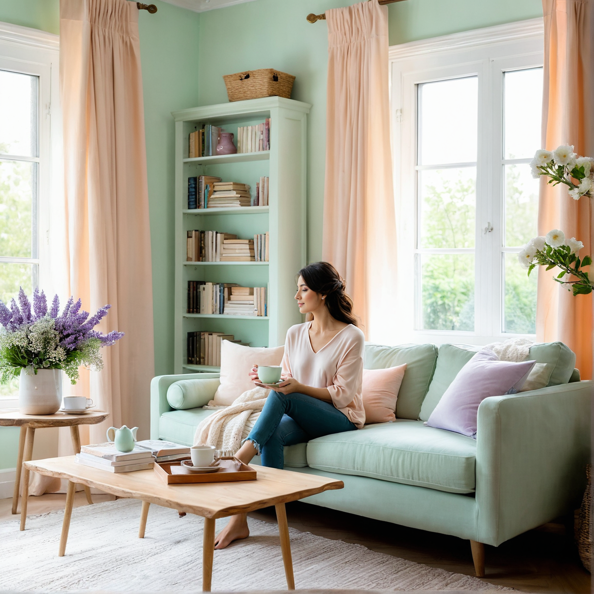 Interiores en Tonos Pastel: La Nueva Tendencia que Inspira Calidez