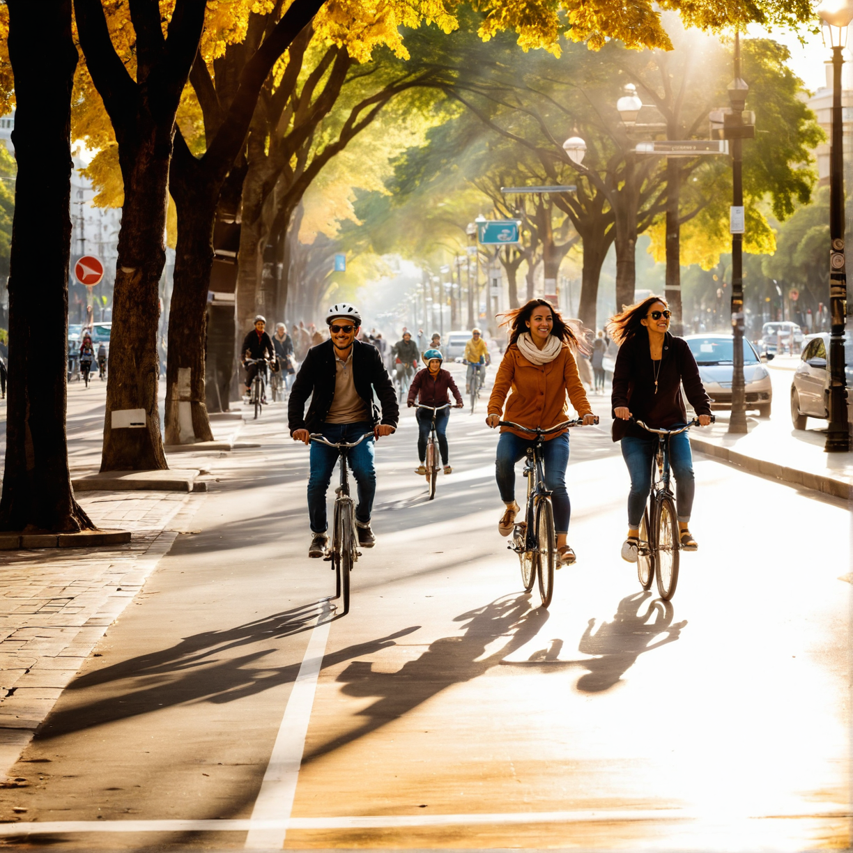 Redefiniendo la Ciudad: Espacios Urbanos que Fomentan la Movilidad Activa