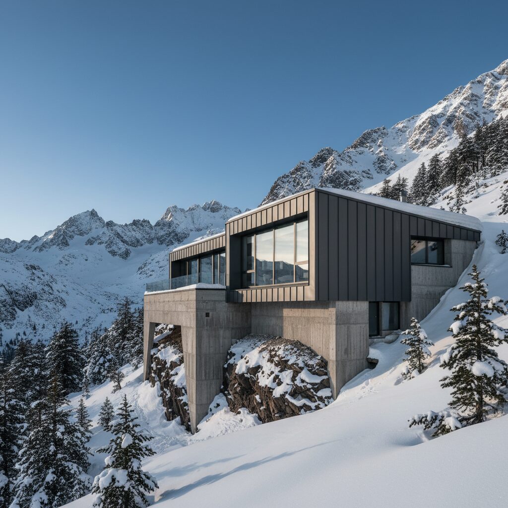 Geometrías del Frío: La Arquitectura de Cumbres Frente a Desafíos Extremos
